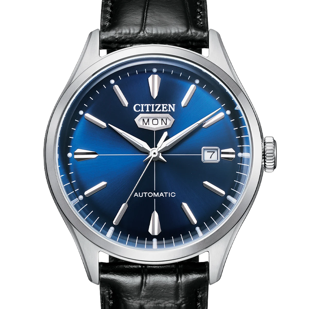 Citizen C7 Crystal Seven, 40.2 mm, cadran vert, leather strap