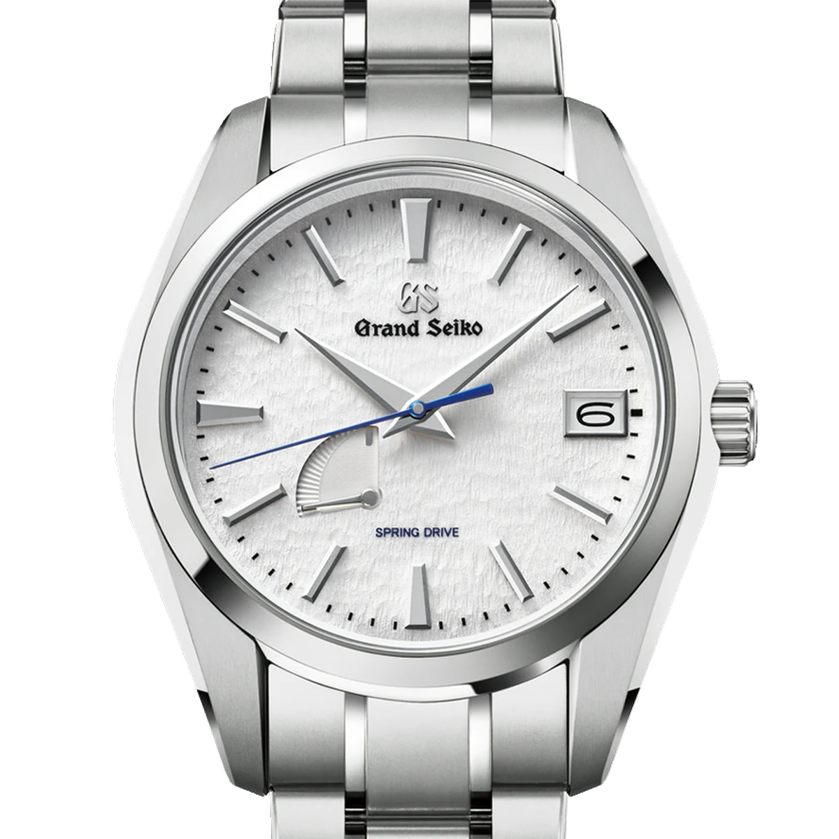 Grand Seiko Heritage Snowflake, 41 mm, cadran blanc, titanium bracelet, three fold clasp with push button release